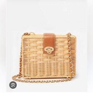 J.Mclaughlin “Christina” Wicker Crossbody Bag